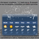 Прогноз погоды с доставкой на ваш Mac