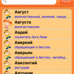 Что в имени тебе моем? Приложение «Русские Имена» для iPhone