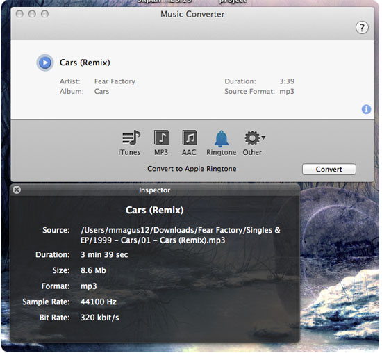 конвертер музыки для mac