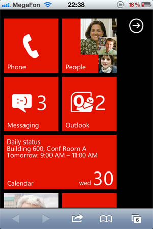 windows iphone