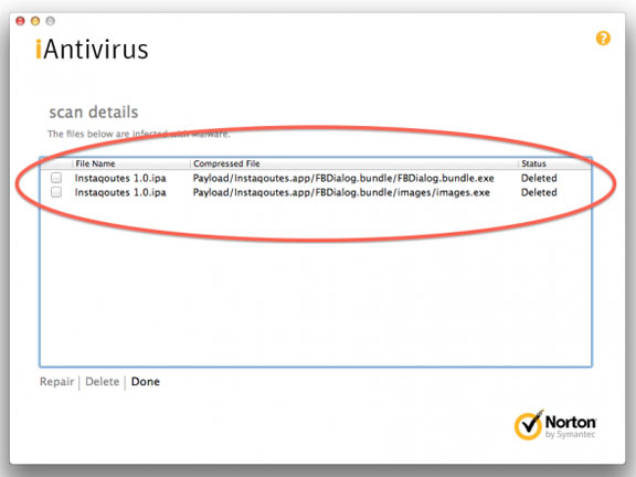 Приложение Instaquotes из App Store содержит вирус для Windows