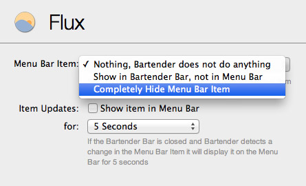 bartender app settings