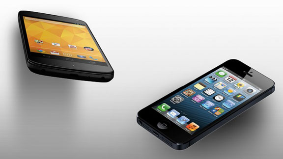 nexus4 vs iphone5