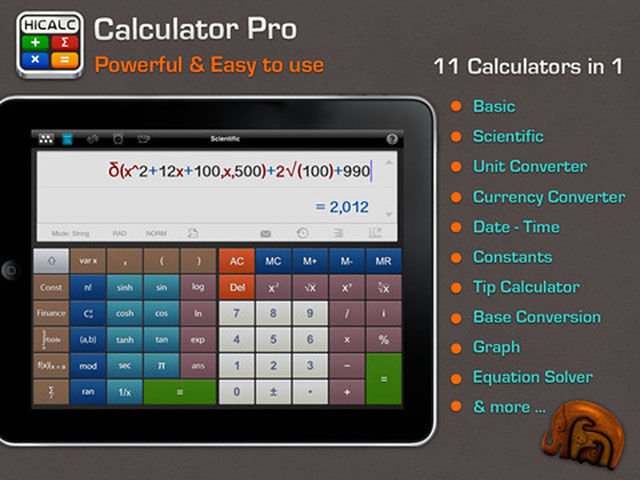 Калькулятор для iPad