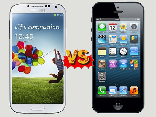 Samsung Galaxy S IV vs Apple iPhone 5