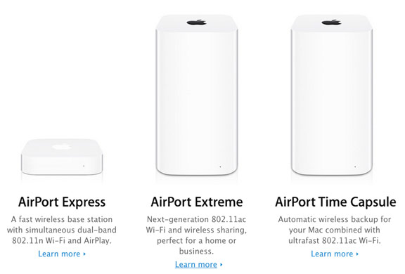 AirPort Time Capsule и AirPort Extreme