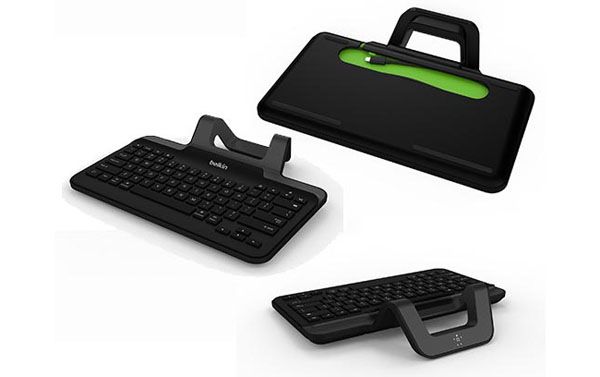 Wired Tablet Keyboard with Stand