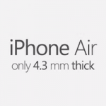 Концепт iPhone Air толщиной 4,3 мм