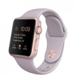 Распаковка Apple Watch Sport в золотом цвете