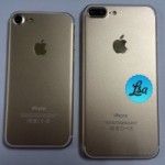 Качественные фотографии iPhone 7 и 7 Plus в золотом цвете